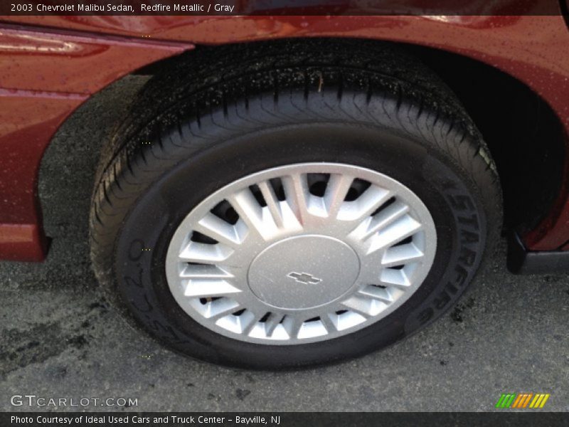 Redfire Metallic / Gray 2003 Chevrolet Malibu Sedan