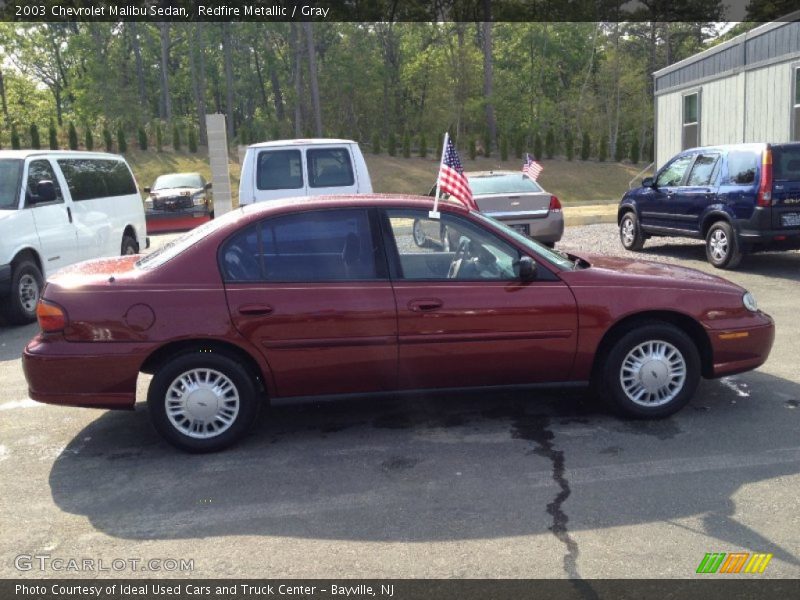 Redfire Metallic / Gray 2003 Chevrolet Malibu Sedan
