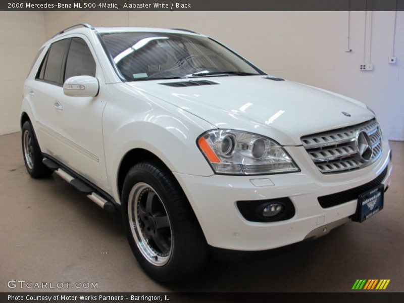 Alabaster White / Black 2006 Mercedes-Benz ML 500 4Matic
