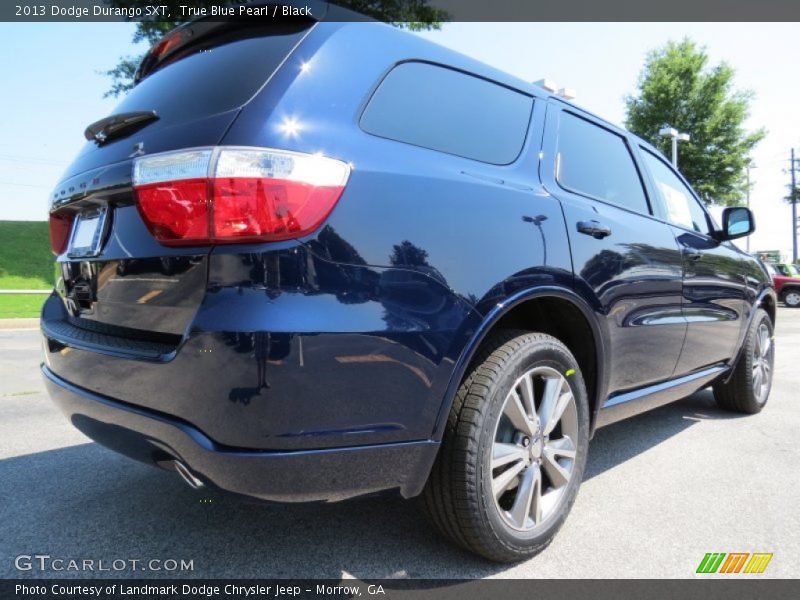 True Blue Pearl / Black 2013 Dodge Durango SXT