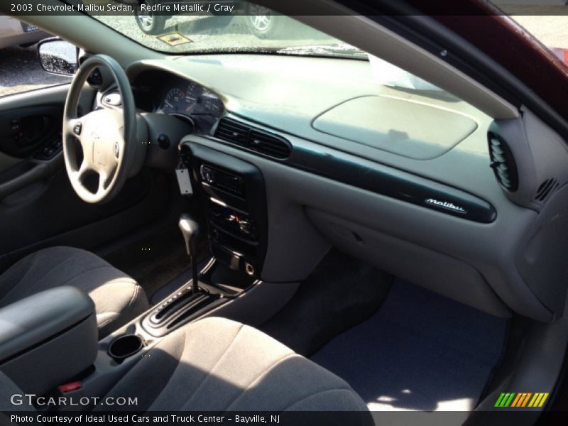 Redfire Metallic / Gray 2003 Chevrolet Malibu Sedan