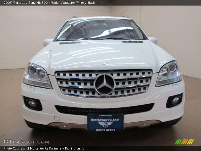 Alabaster White / Black 2006 Mercedes-Benz ML 500 4Matic