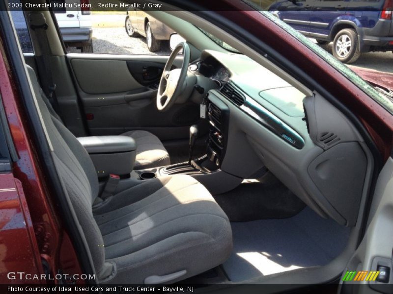Redfire Metallic / Gray 2003 Chevrolet Malibu Sedan