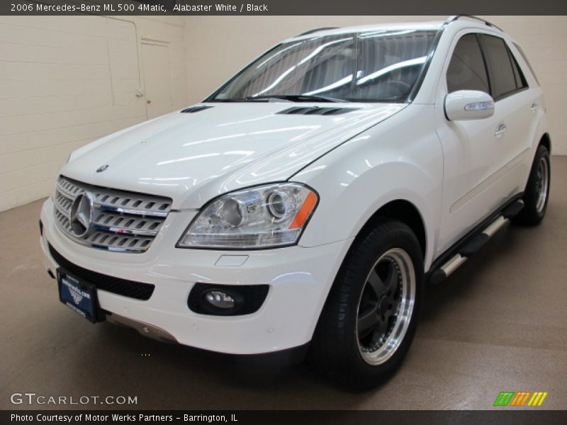 Alabaster White / Black 2006 Mercedes-Benz ML 500 4Matic
