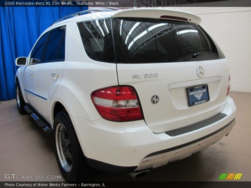 Alabaster White / Black 2006 Mercedes-Benz ML 500 4Matic