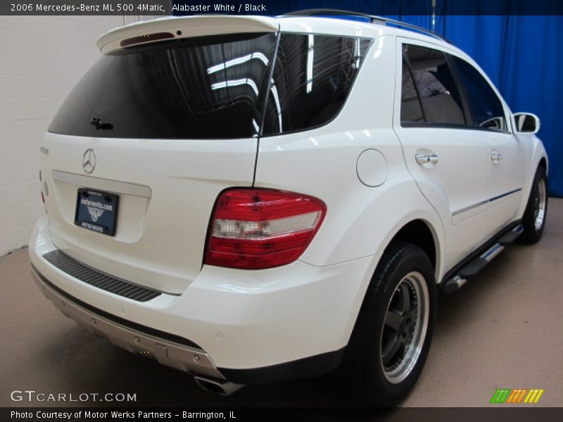 Alabaster White / Black 2006 Mercedes-Benz ML 500 4Matic
