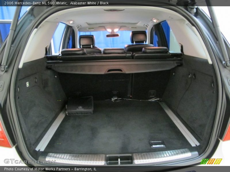 Alabaster White / Black 2006 Mercedes-Benz ML 500 4Matic