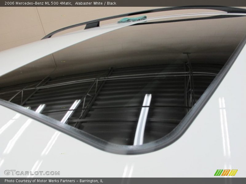 Alabaster White / Black 2006 Mercedes-Benz ML 500 4Matic