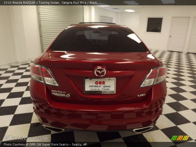 Sangria Red Mica / Black 2010 Mazda MAZDA6 s Touring Sedan