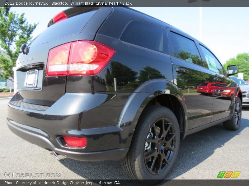 Brilliant Black Crystal Pearl / Black 2013 Dodge Journey SXT Blacktop