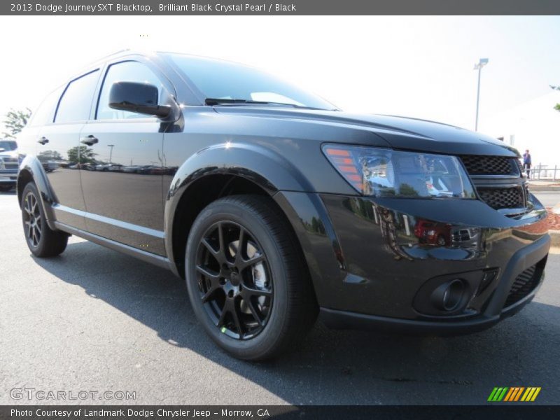 Front 3/4 View of 2013 Journey SXT Blacktop