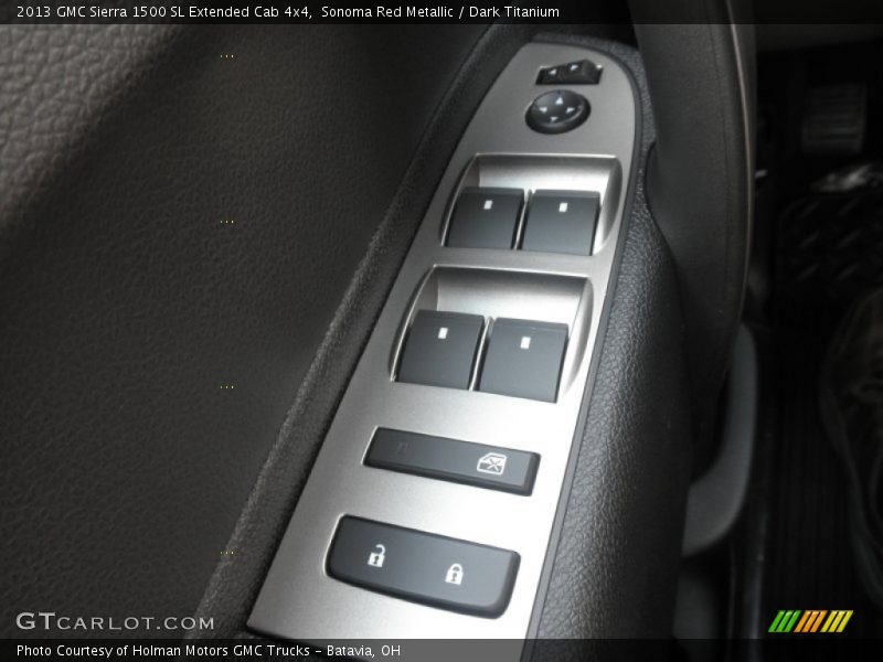 Controls of 2013 Sierra 1500 SL Extended Cab 4x4
