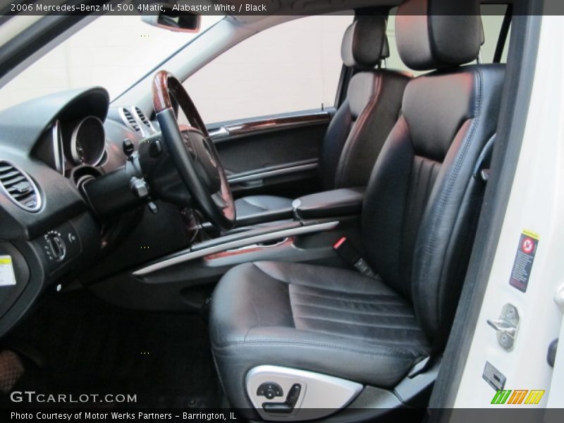 Alabaster White / Black 2006 Mercedes-Benz ML 500 4Matic