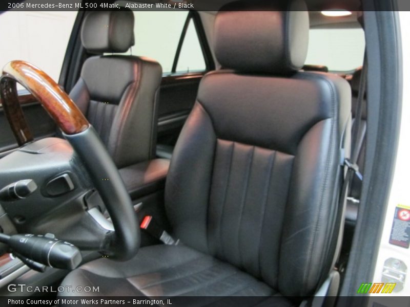 Alabaster White / Black 2006 Mercedes-Benz ML 500 4Matic