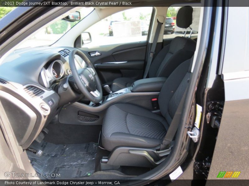 Brilliant Black Crystal Pearl / Black 2013 Dodge Journey SXT Blacktop