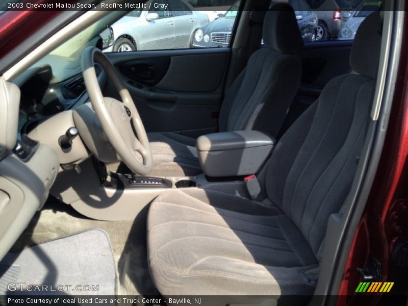 Redfire Metallic / Gray 2003 Chevrolet Malibu Sedan