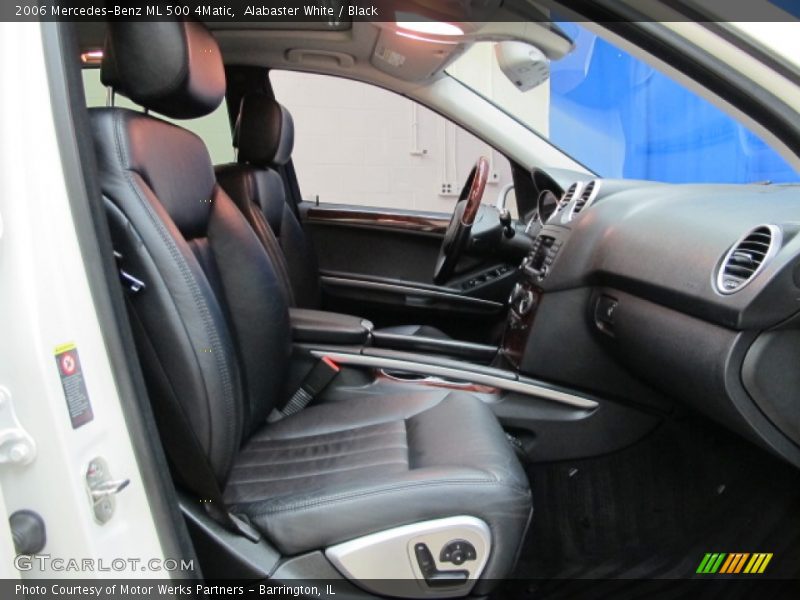 Alabaster White / Black 2006 Mercedes-Benz ML 500 4Matic