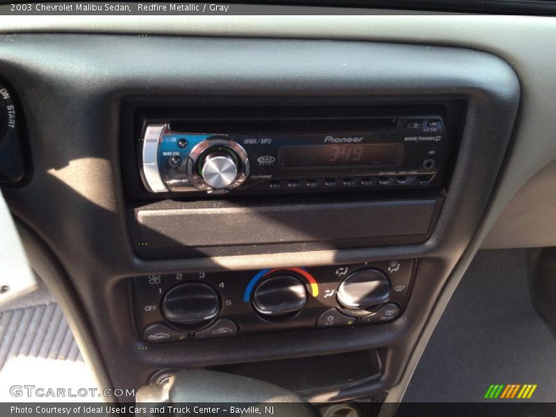 Redfire Metallic / Gray 2003 Chevrolet Malibu Sedan