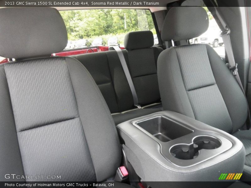 Sonoma Red Metallic / Dark Titanium 2013 GMC Sierra 1500 SL Extended Cab 4x4