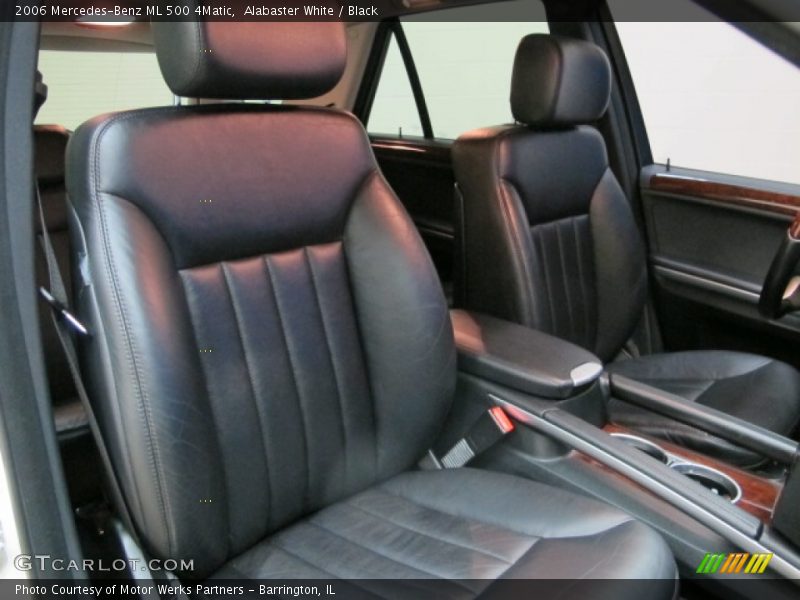Alabaster White / Black 2006 Mercedes-Benz ML 500 4Matic