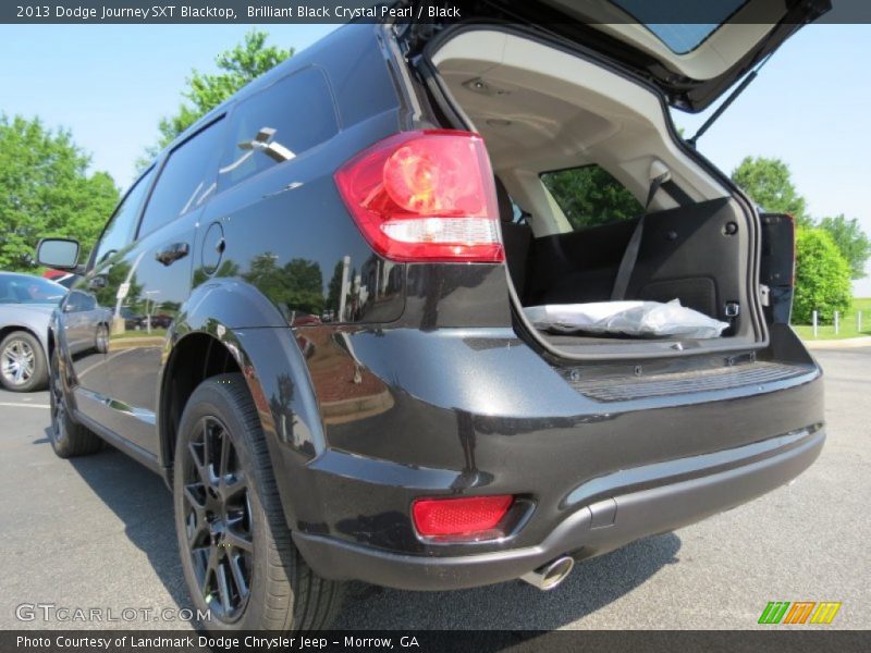 Brilliant Black Crystal Pearl / Black 2013 Dodge Journey SXT Blacktop