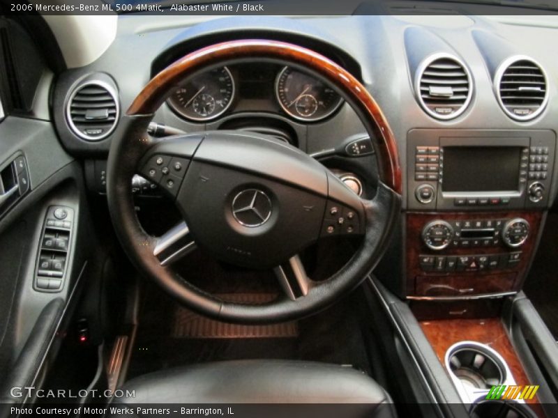 Alabaster White / Black 2006 Mercedes-Benz ML 500 4Matic