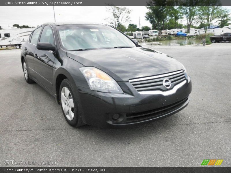 Super Black / Frost 2007 Nissan Altima 2.5 S