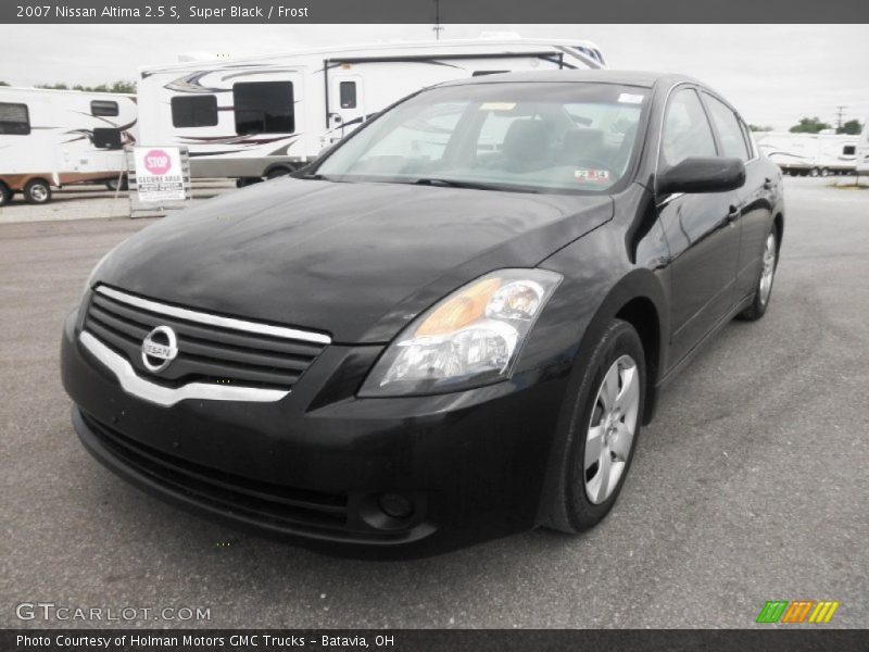 Super Black / Frost 2007 Nissan Altima 2.5 S