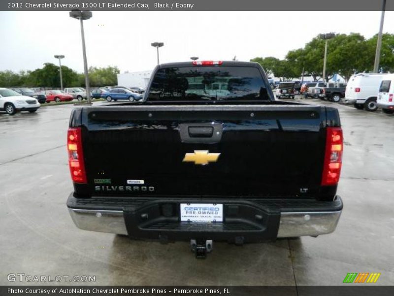 Black / Ebony 2012 Chevrolet Silverado 1500 LT Extended Cab