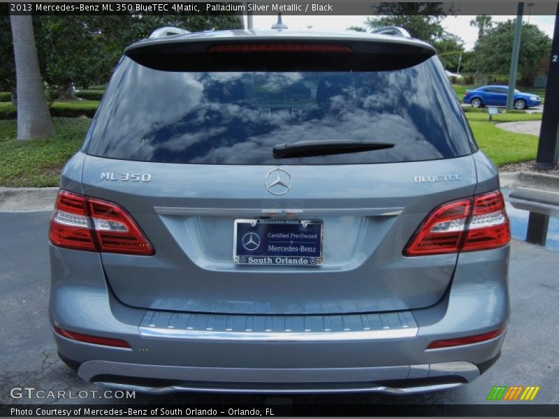 Palladium Silver Metallic / Black 2013 Mercedes-Benz ML 350 BlueTEC 4Matic
