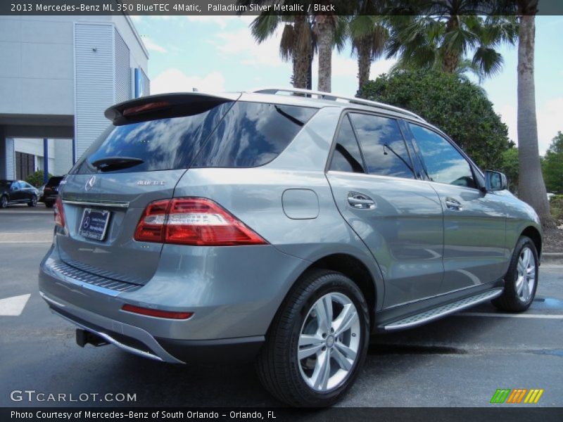 Palladium Silver Metallic / Black 2013 Mercedes-Benz ML 350 BlueTEC 4Matic