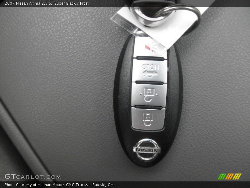 Super Black / Frost 2007 Nissan Altima 2.5 S