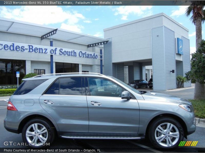 Palladium Silver Metallic / Black 2013 Mercedes-Benz ML 350 BlueTEC 4Matic