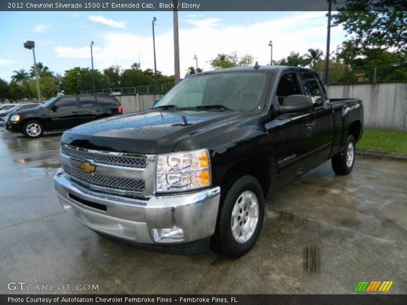 Black / Ebony 2012 Chevrolet Silverado 1500 LT Extended Cab