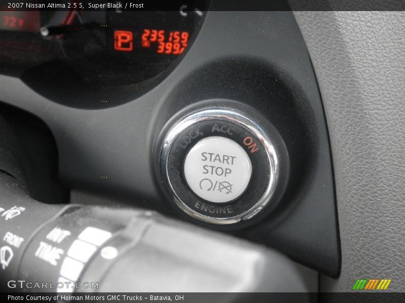 Super Black / Frost 2007 Nissan Altima 2.5 S