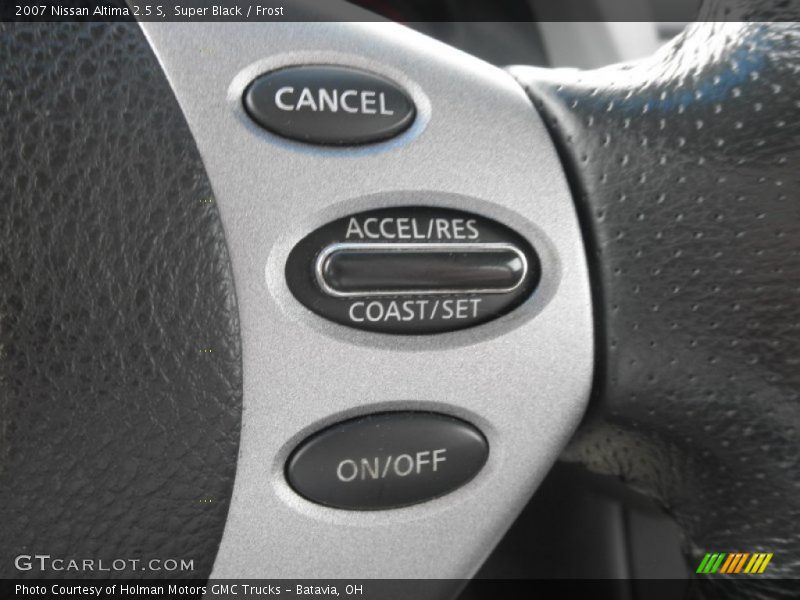 Super Black / Frost 2007 Nissan Altima 2.5 S