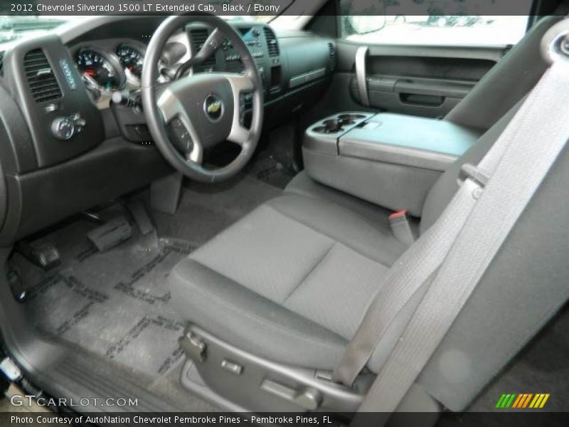 Black / Ebony 2012 Chevrolet Silverado 1500 LT Extended Cab