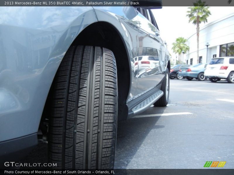 Palladium Silver Metallic / Black 2013 Mercedes-Benz ML 350 BlueTEC 4Matic