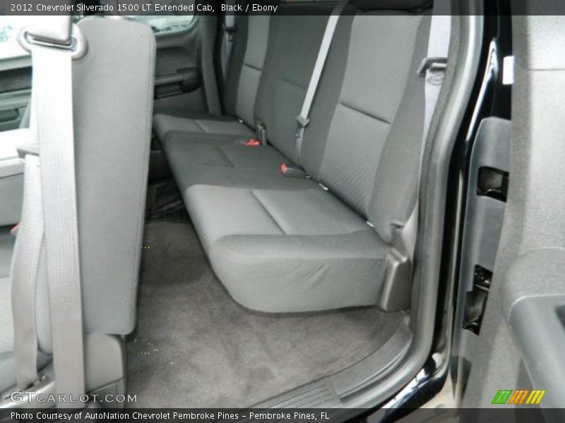 Rear Seat of 2012 Silverado 1500 LT Extended Cab