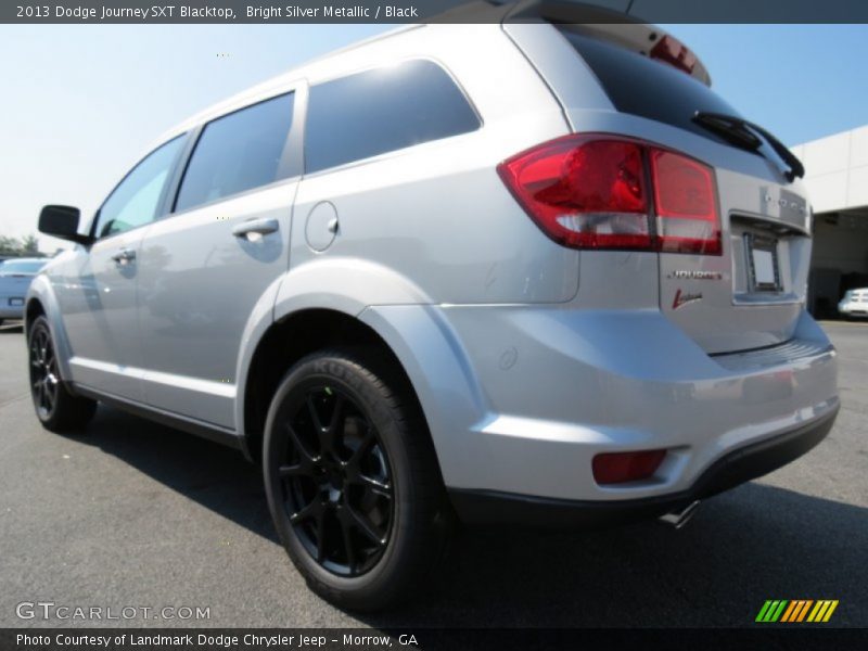 Bright Silver Metallic / Black 2013 Dodge Journey SXT Blacktop