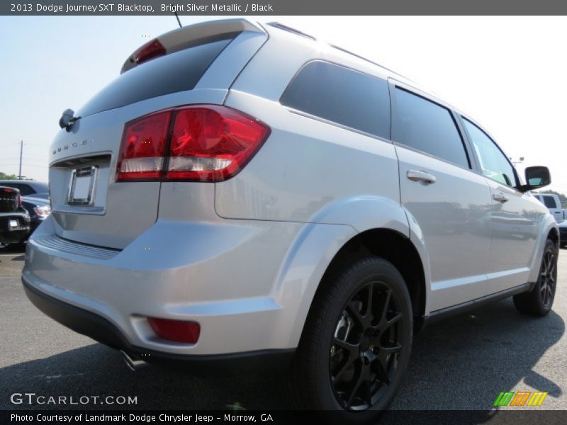 Bright Silver Metallic / Black 2013 Dodge Journey SXT Blacktop