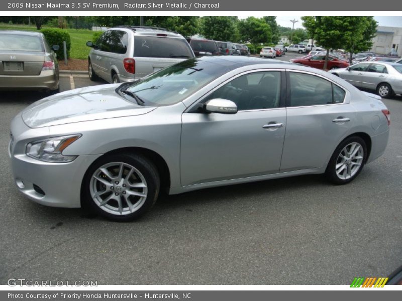 Radiant Silver Metallic / Charcoal 2009 Nissan Maxima 3.5 SV Premium