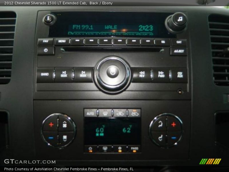 Controls of 2012 Silverado 1500 LT Extended Cab