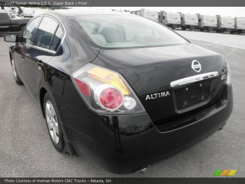 Super Black / Frost 2007 Nissan Altima 2.5 S