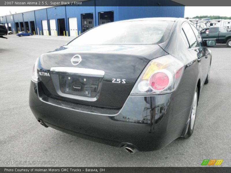Super Black / Frost 2007 Nissan Altima 2.5 S