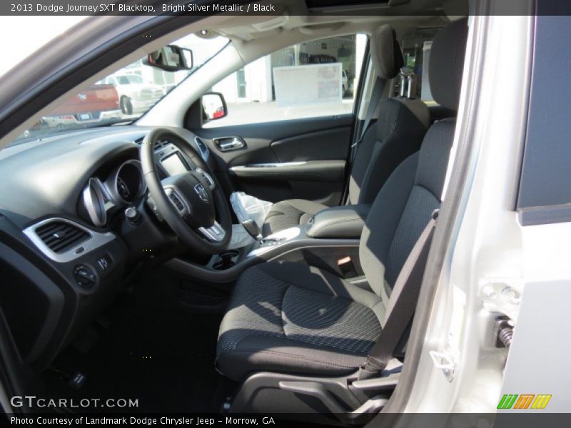 Bright Silver Metallic / Black 2013 Dodge Journey SXT Blacktop