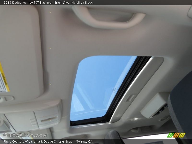 Bright Silver Metallic / Black 2013 Dodge Journey SXT Blacktop