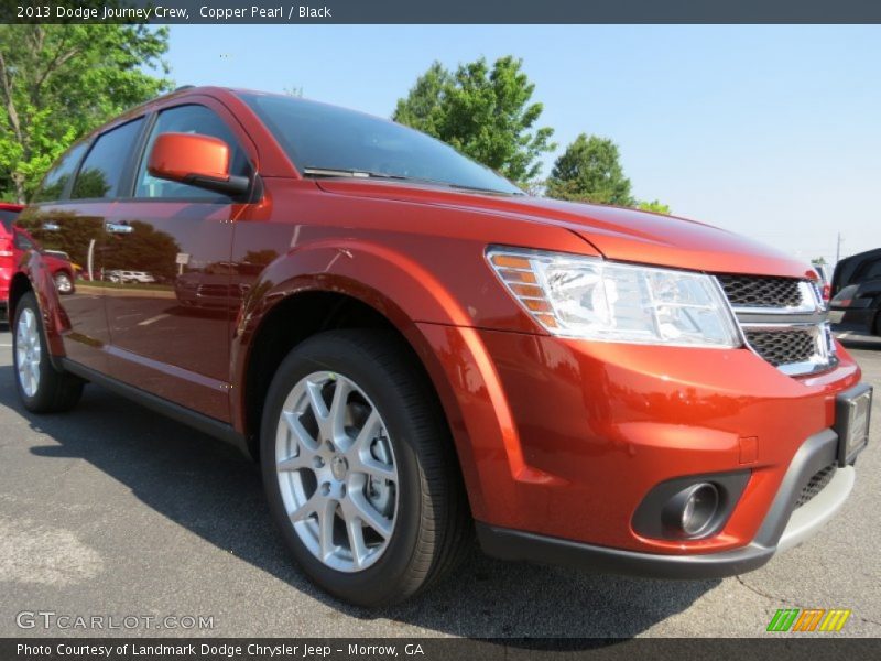 Copper Pearl / Black 2013 Dodge Journey Crew