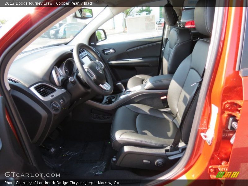 Copper Pearl / Black 2013 Dodge Journey Crew