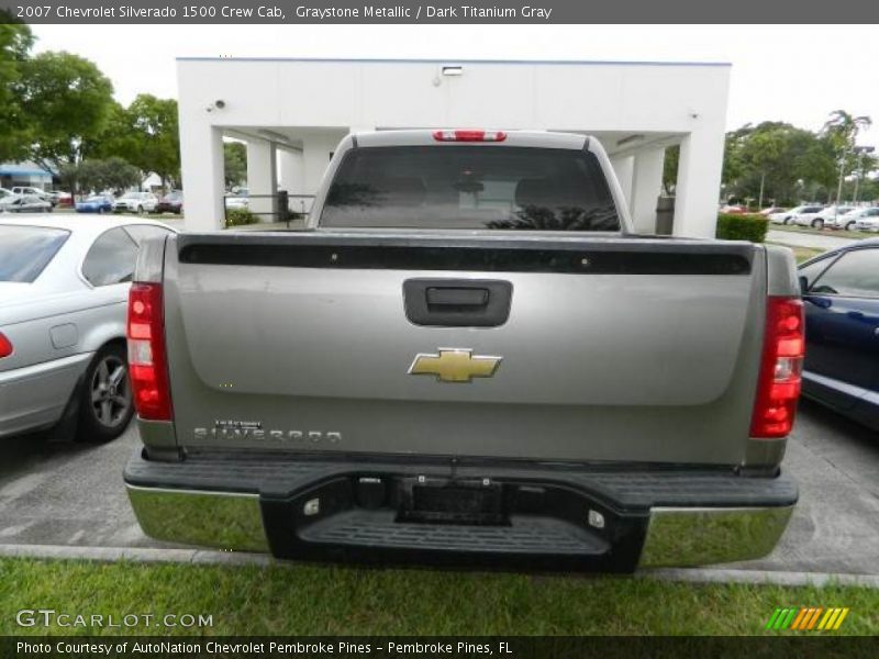 Graystone Metallic / Dark Titanium Gray 2007 Chevrolet Silverado 1500 Crew Cab
